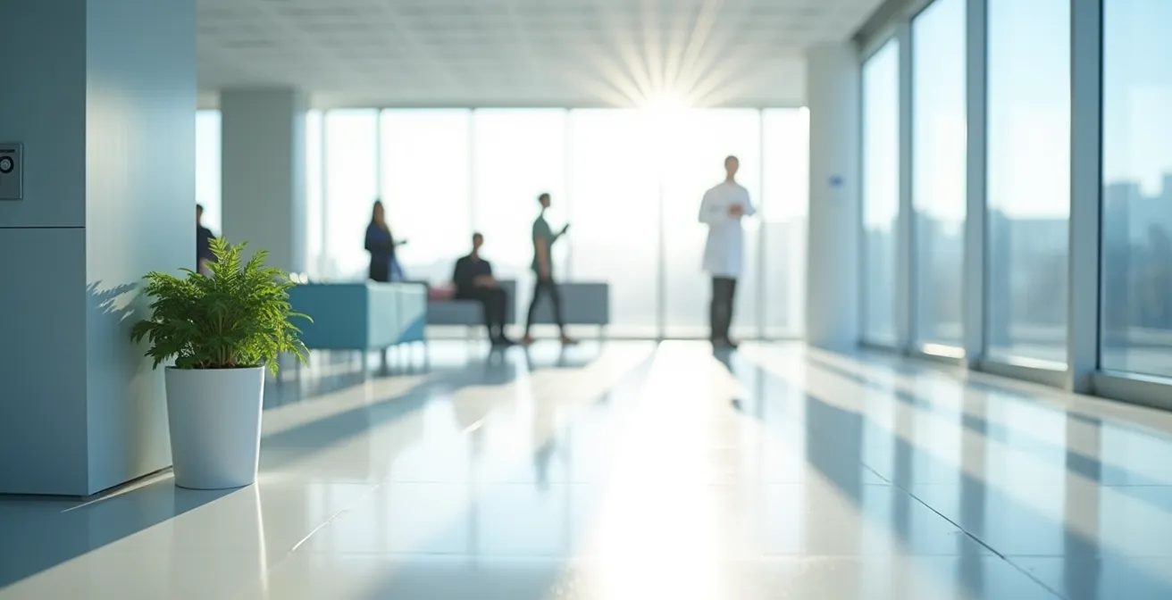 Minimalist comparison chart showing radiation levels from different medical imaging procedures