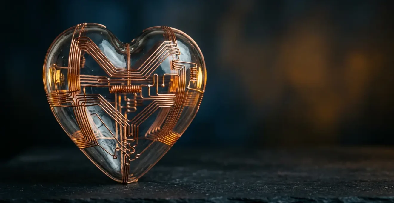 Medical visualization of electrophysiology procedure showing heart's electrical pathways