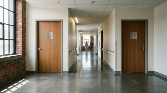 Comparison of private hospital room versus shared ward in Montreal hospital setting showing cost differences
